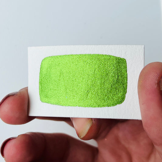 Emerald Single Half Pan Chrome Watercolour