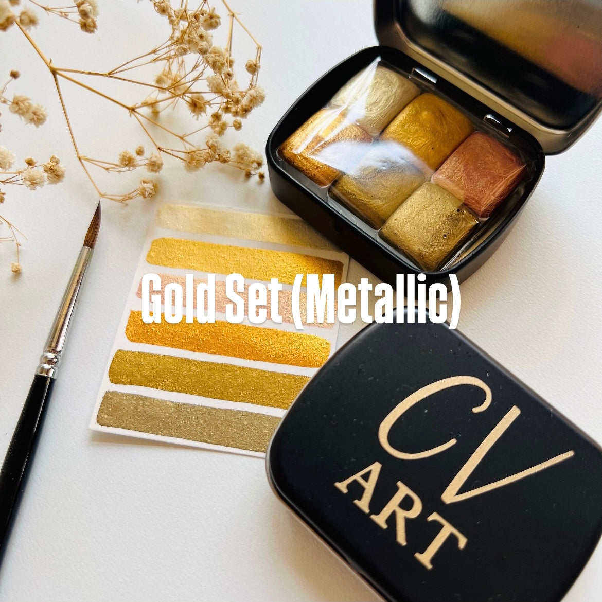 Metallic Half Pan Set Bundle