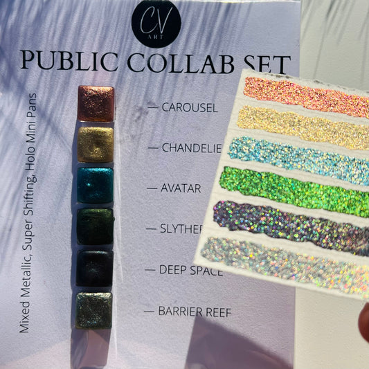 Public Collaboration Watercolour Mini Pan Set
