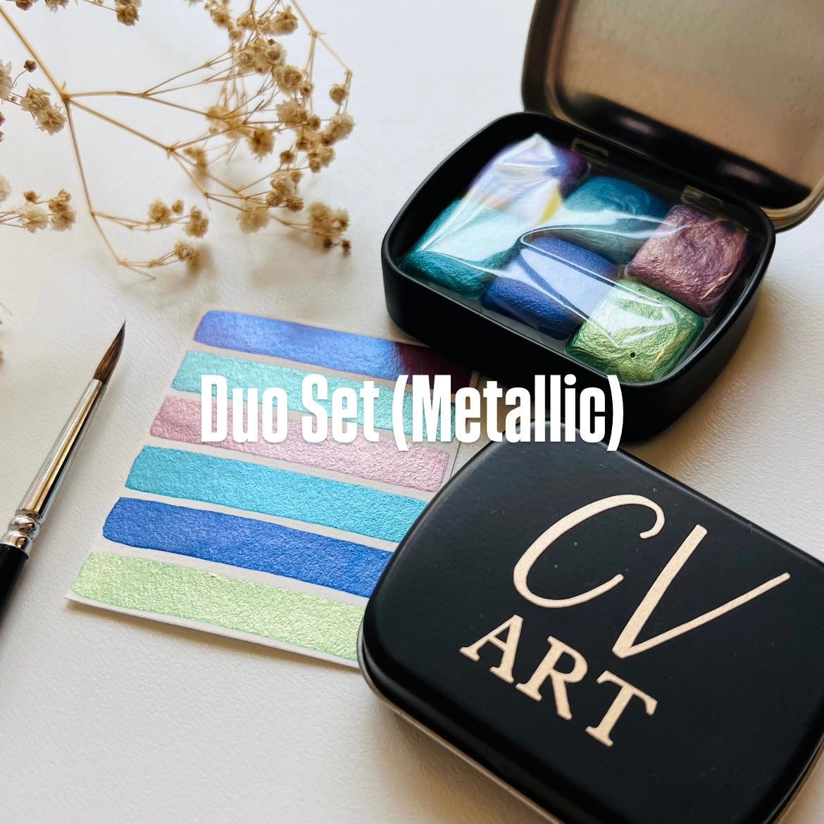 Metallic Half Pan Set Bundle