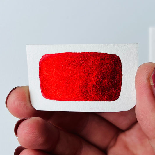 Rouge Single Half Pan Chrome Watercolour