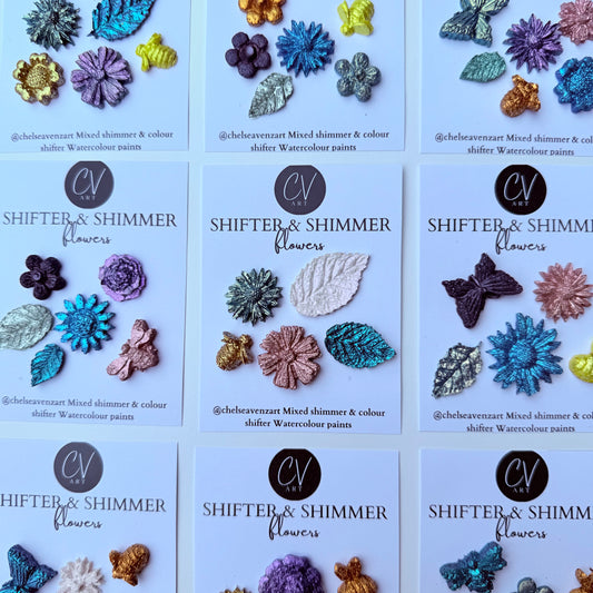 Flower Garden Dot Card Set