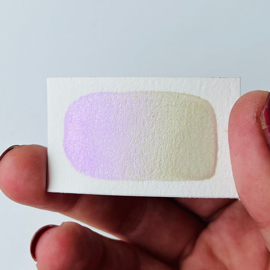 Ghost Violet Single Half Pan Metallic Watercolour