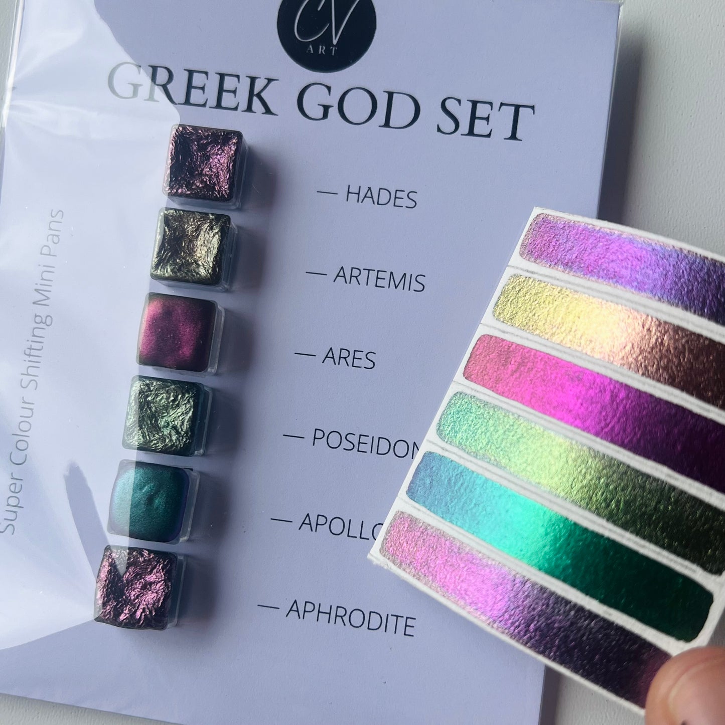 Greek God Shifting Watercolour Set