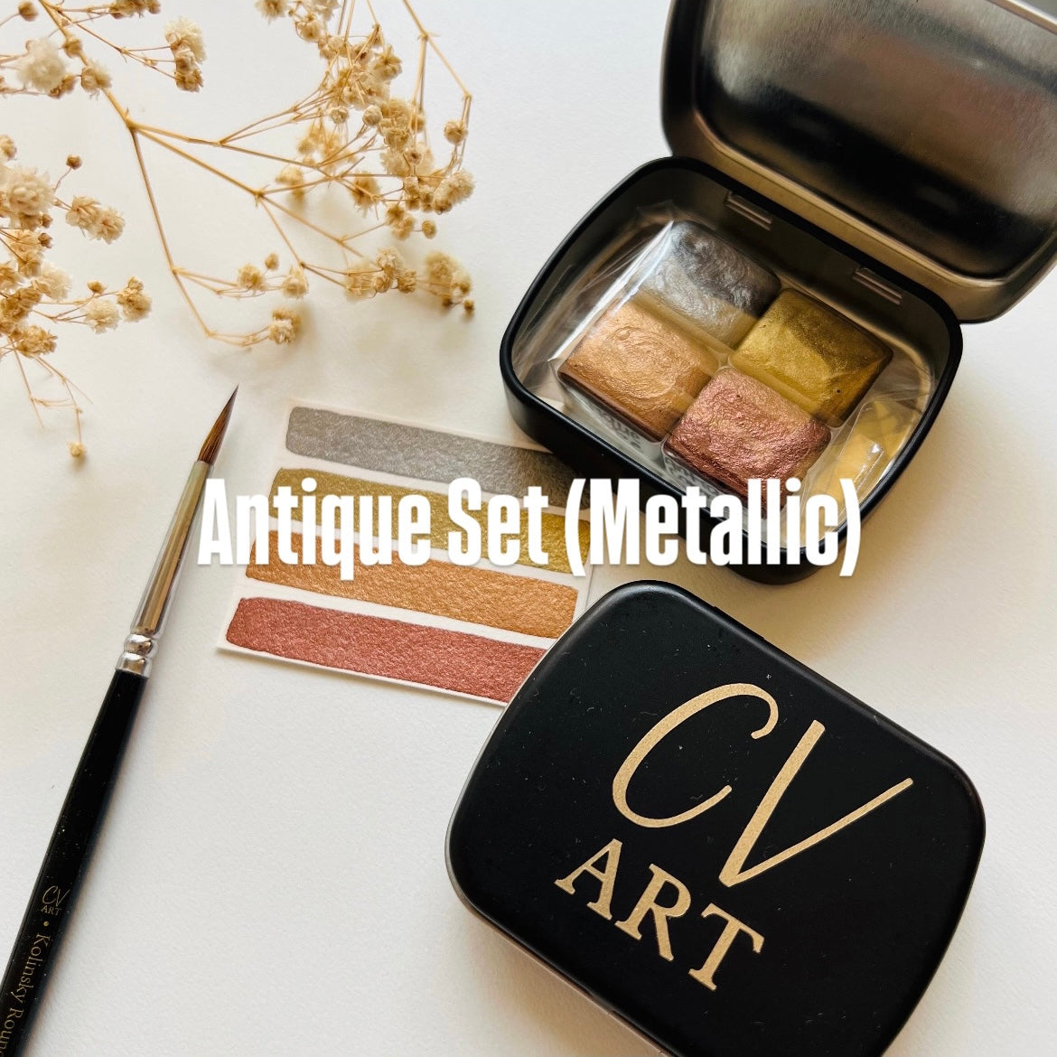 Metallic Half Pan Set Bundle