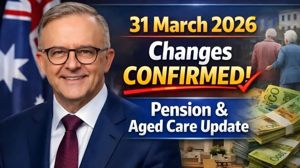 31 March 2026 Changes Confirmed: Pension and Aged Care Updates Every Australian Should Understand