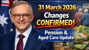 31 March 2026 Changes Confirmed: Pension and Aged Care Updates Every Australian Should Understand
