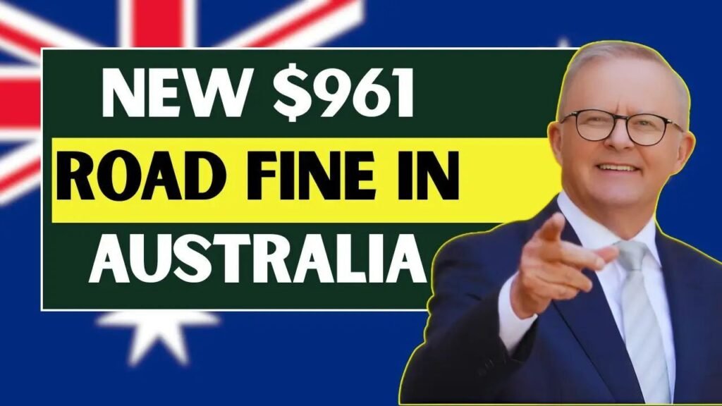 $961 Road Fine in Australia for 2026: Major Penalties Drivers Can’t Afford to Ignore